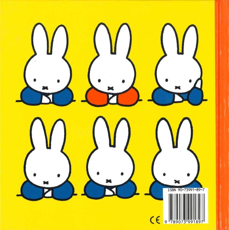 Nijntje op school / Dick Bruna kinderboeken / 62 achterkant