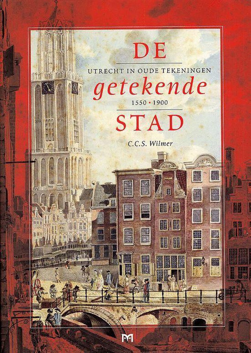 GETEKENDE STAD UTRECHT IN OUDE TEKENING
