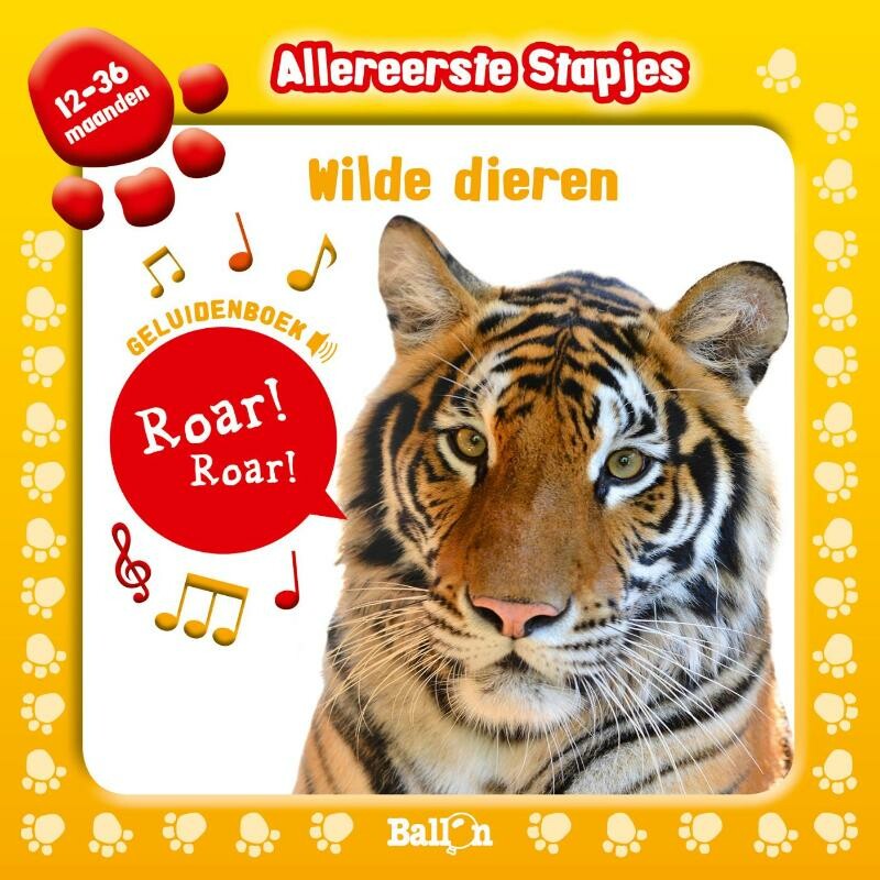 Geluidenboek: Wilde dieren / Allereerste stapjes
