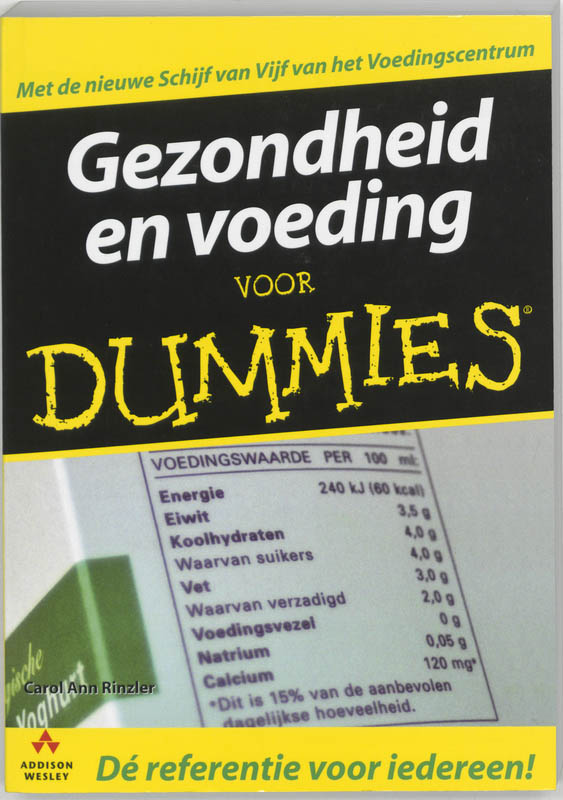 C.A. Rinzler Gezondheid En Voeding Voor Dummies / Voor Dummies