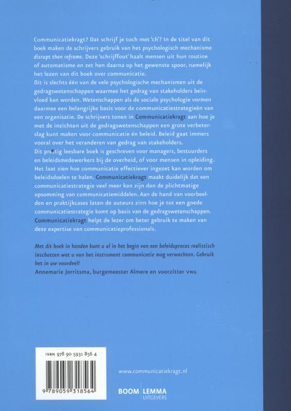 Communicatiekragt achterkant