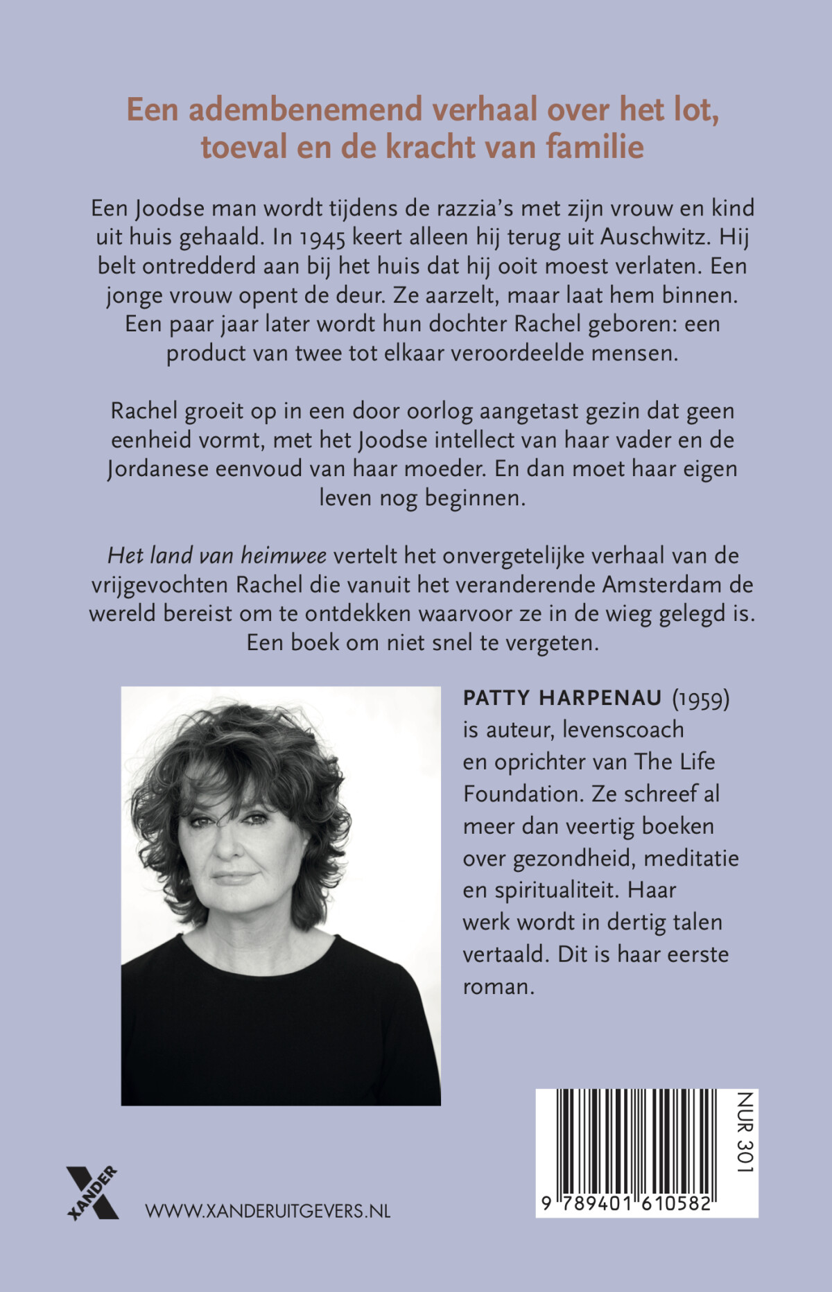 Het land van heimwee achterkant