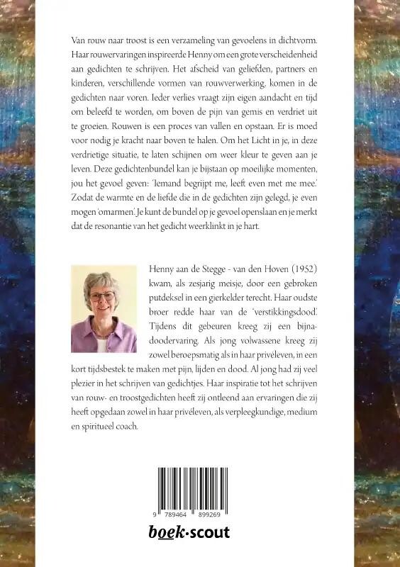 Van rouw naar troost achterkant