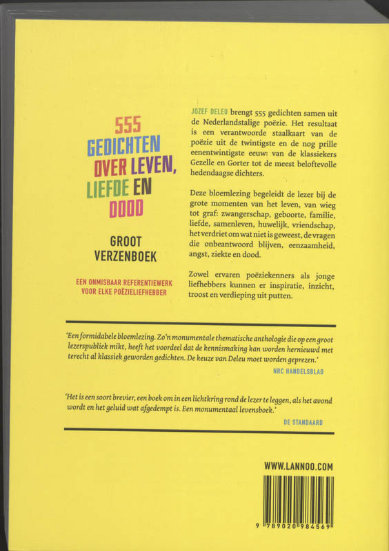 Groot Verzenboek achterkant