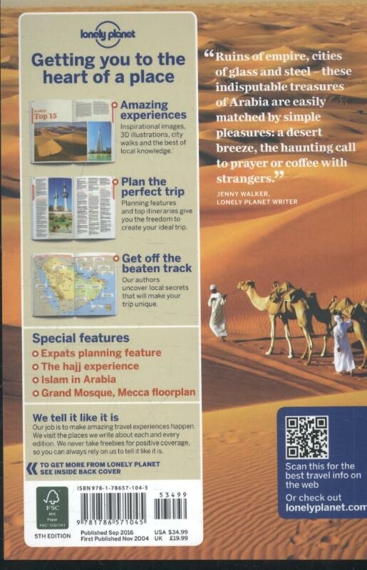 Lonely Planet Oman, UAE & Arabian Peninsula dr 5 achterkant