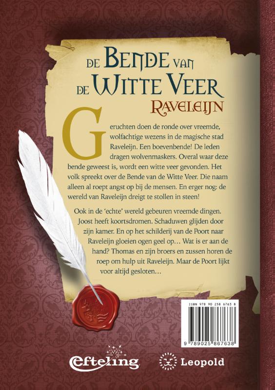 De bende van de Witte Veer / Raveleijn achterkant