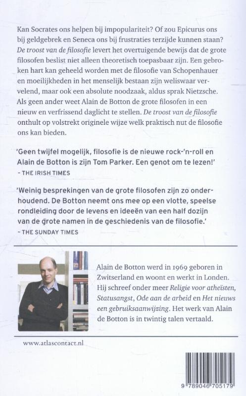 De troost van de filosofie achterkant