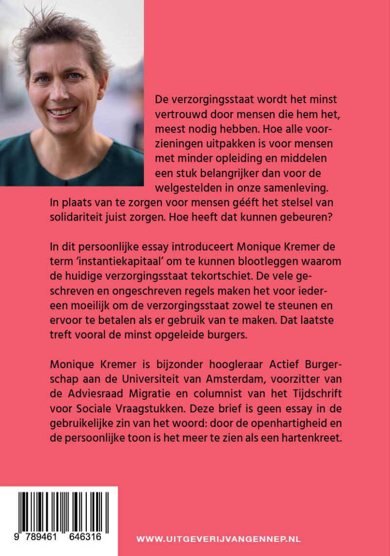 Brandbrief aan onze verzorgingsstaat achterkant