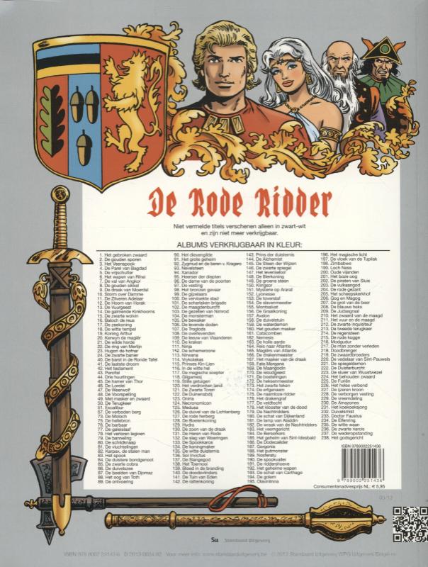 Het Godsgericht / De Rode Ridder / 238 achterkant