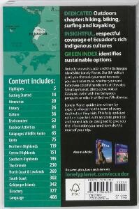 Ecuador & the Galápagos Islands achterkant