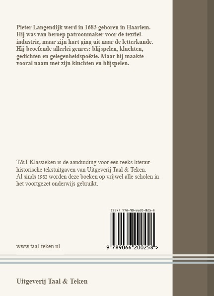 Het wederzijds huwelijksbedrog / T&T Klassieken achterkant