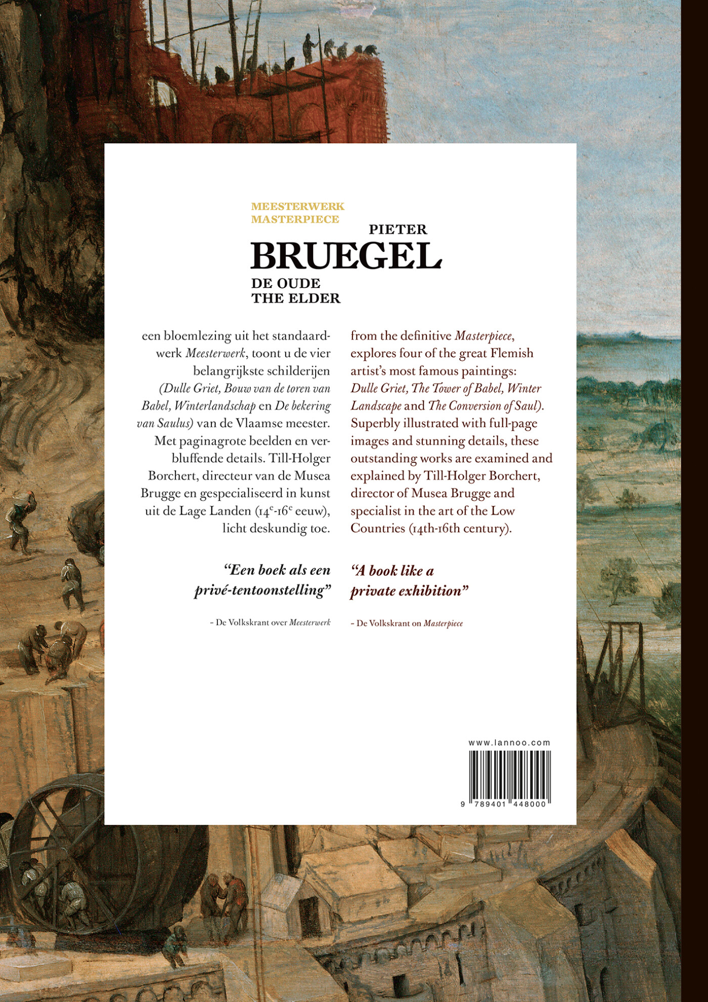 Pieter Bruegel de Oude achterkant