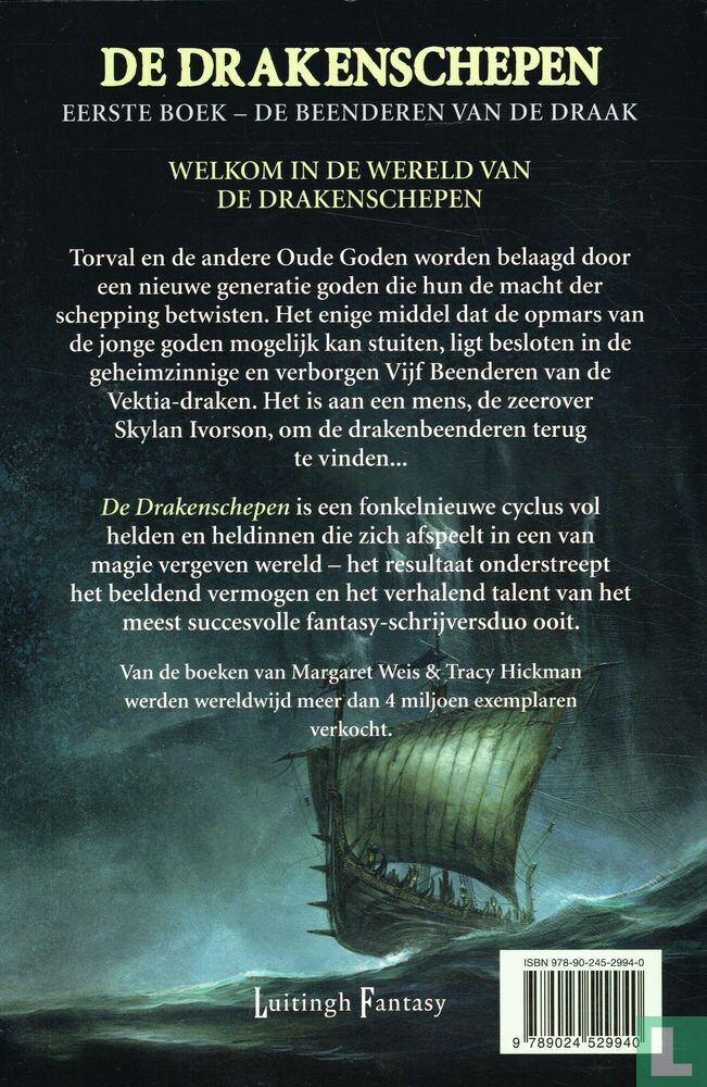 De Beenderen van de draak / Drakenschepen / 1 achterkant