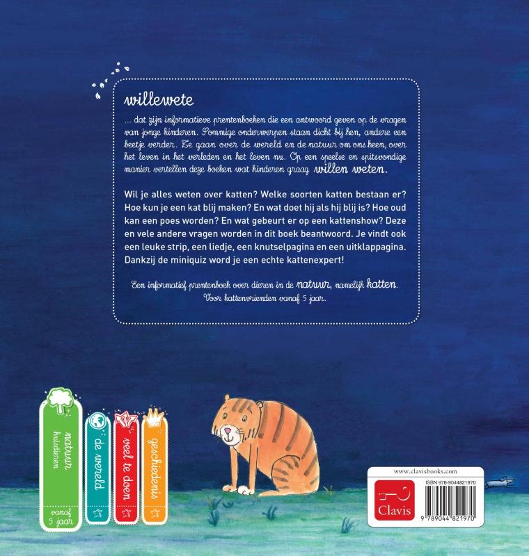 Clavis Willewete: De kat. 4+ achterkant