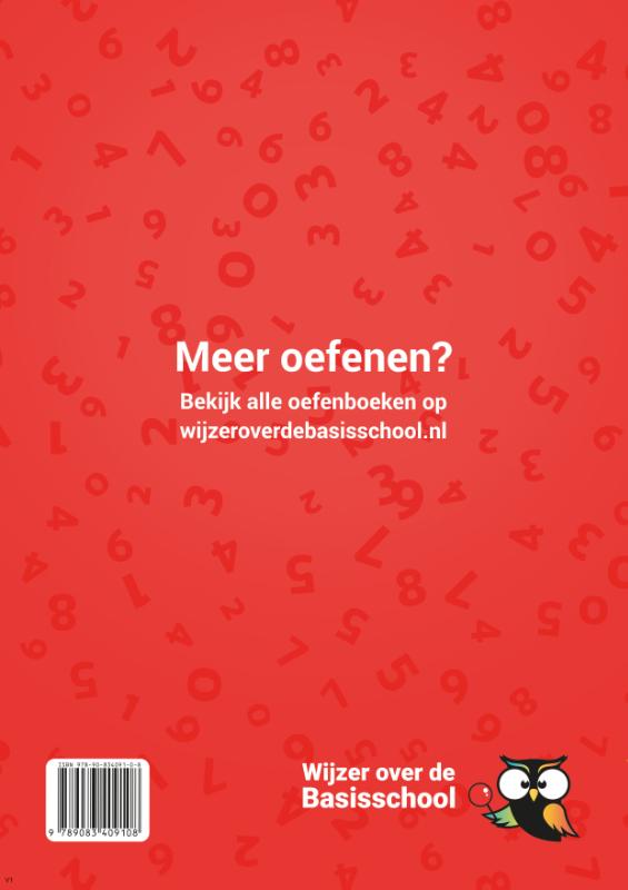 Rekenen Groep 8 Oefenboek - deel 1 / wijzeroverdebasisschool.nl achterkant