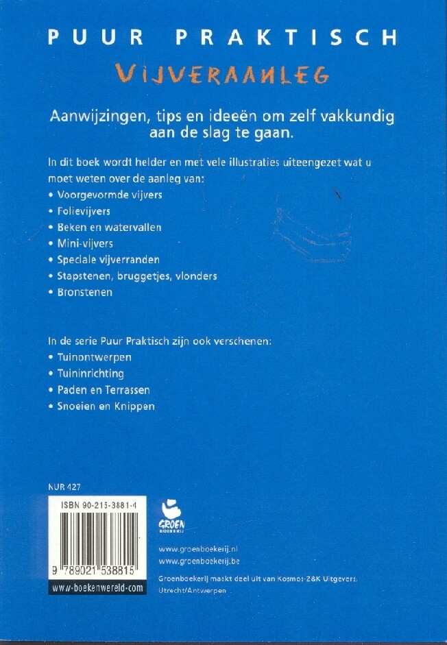 Vijveraanleg / Puur praktisch achterkant