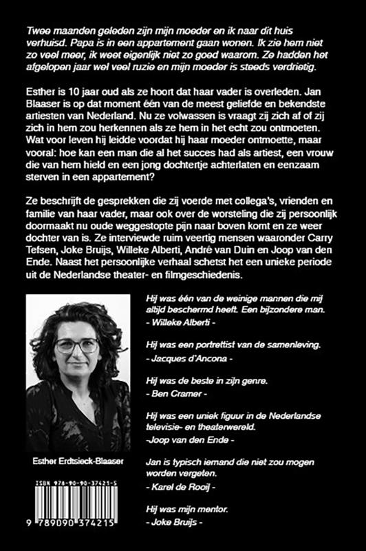 Dit is mijn vader Jan Blaaser Dit is mijn vader Jan Blaaser achterkant