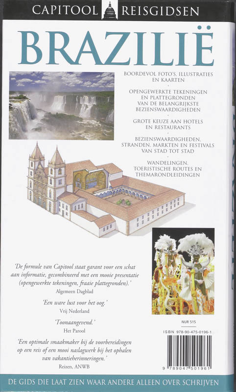 Capitool reisgidsen Brazilië / Capitool reisgidsen achterkant
