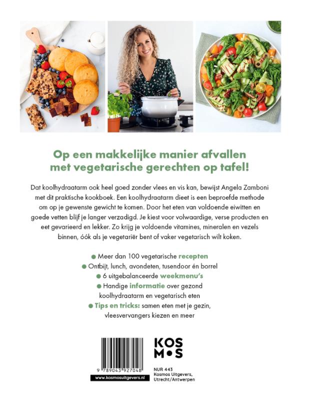 Lekker afvallen met minder koolhydraten vega achterkant