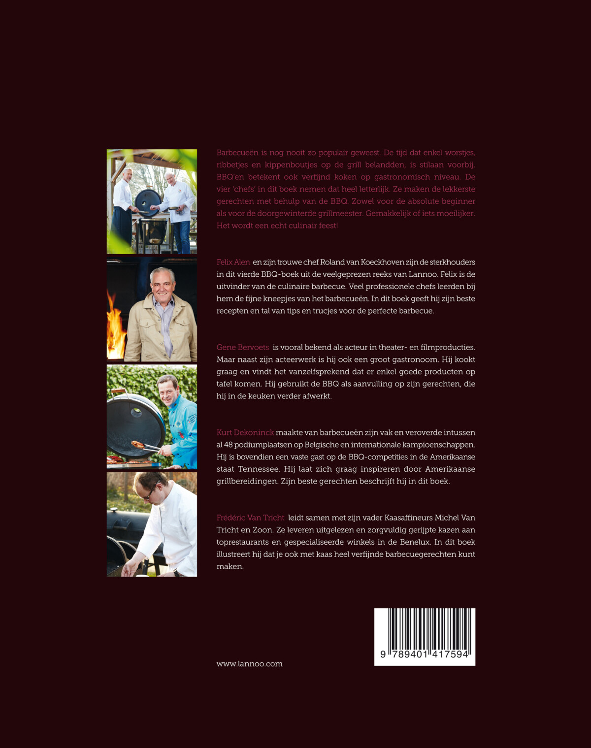 Chefs aan bakboord achterkant