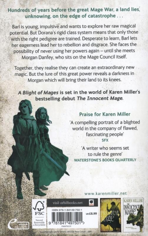 A Blight of Mages achterkant