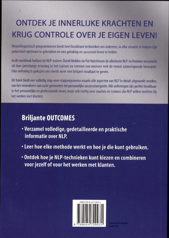 Het complete NLP werkboek achterkant