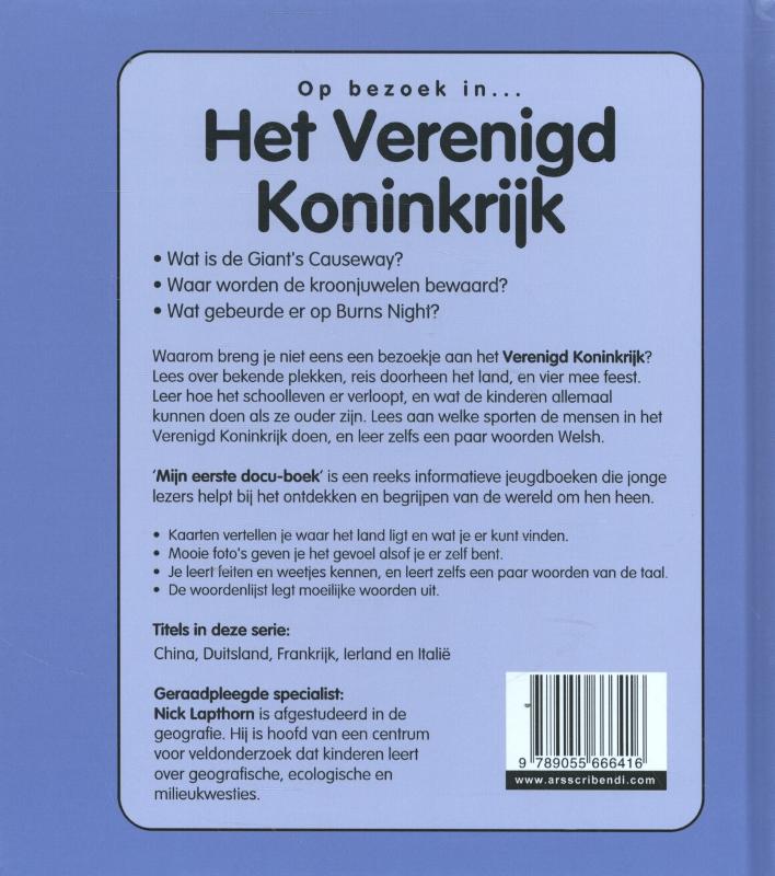 Het Verenigd Koninkrijk / Op bezoek in... achterkant