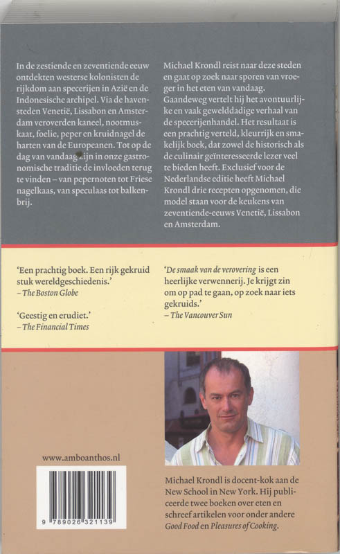 De Smaak Van De Verovering achterkant