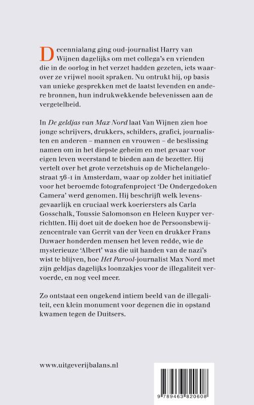 De geldjas van Max Nord achterkant
