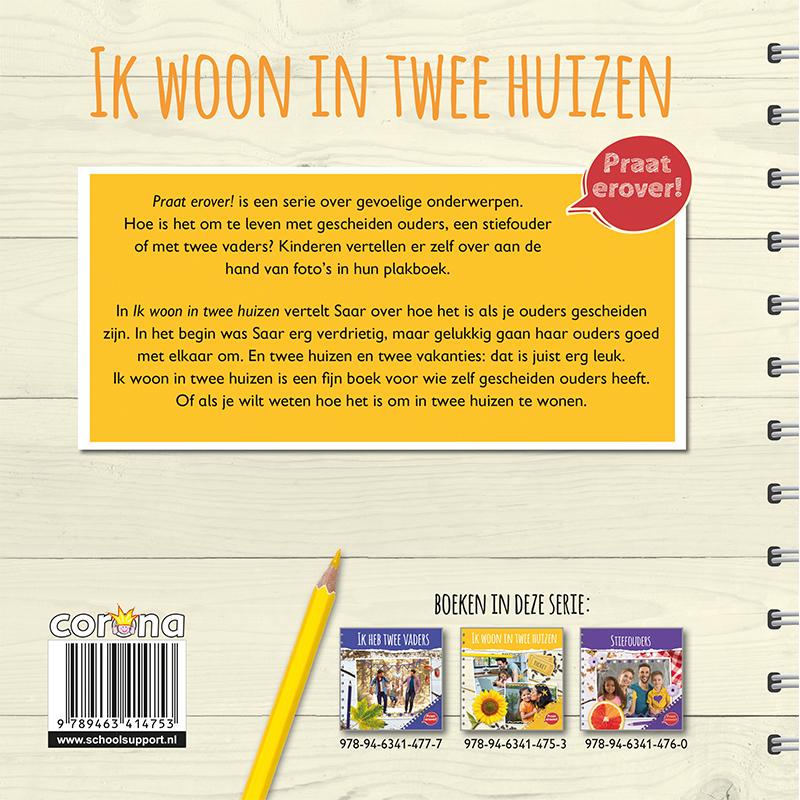 Ik woon in twee huizen / Praat erover! achterkant