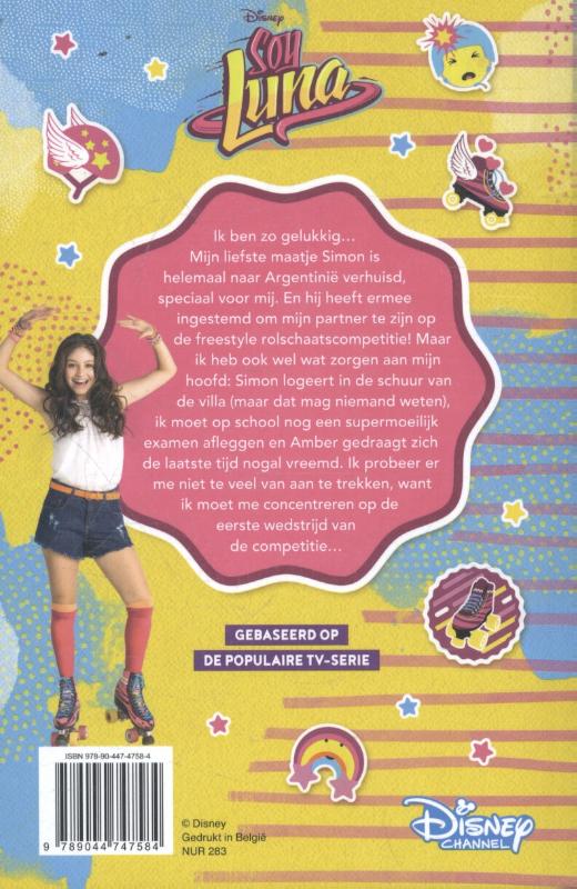 Disney Soy Luna  -   Luna in de spotlights achterkant