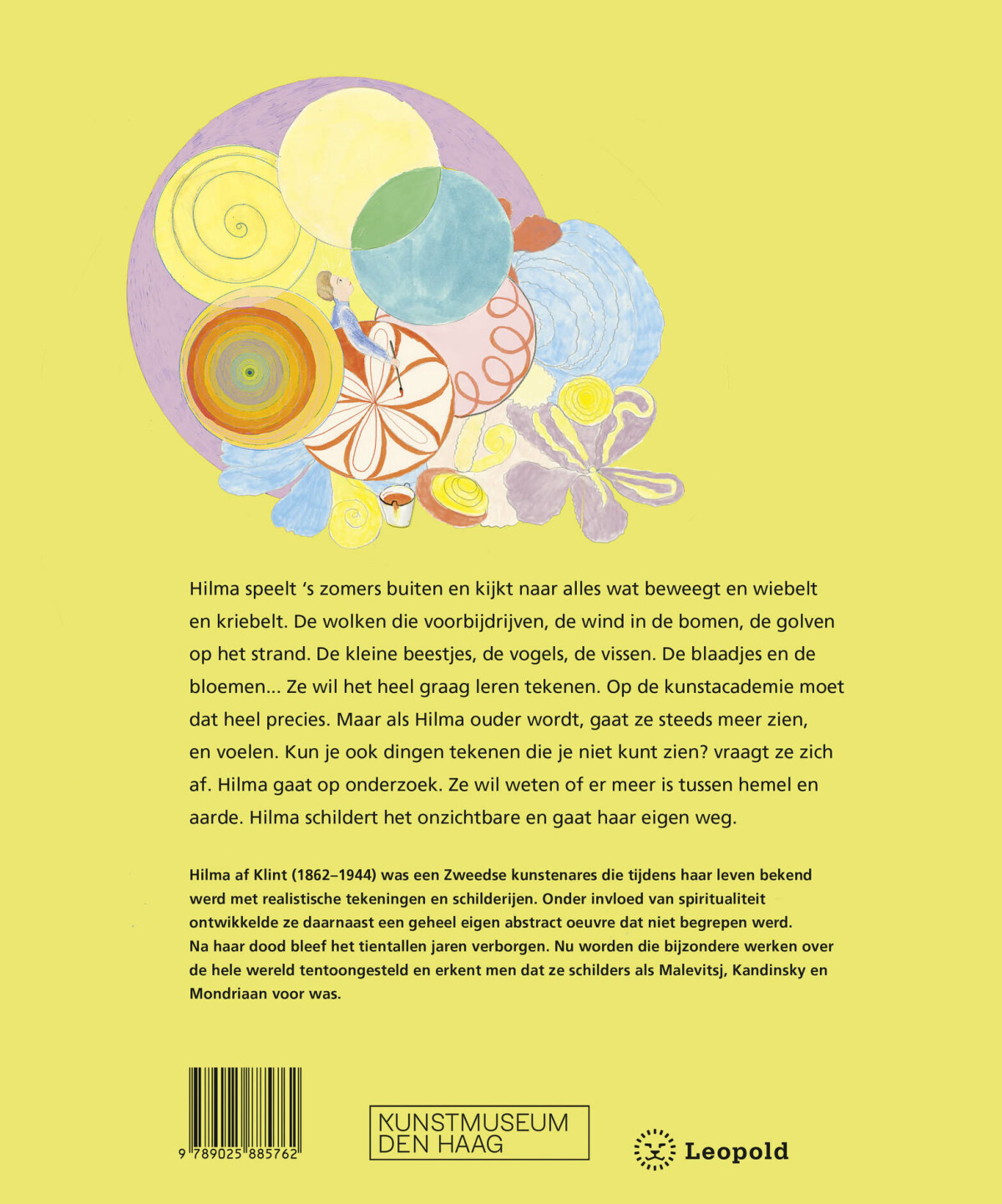 Hilma af Klint / Kunstprentenboeken van Leopold en Gemeentemuseum Den Haag achterkant