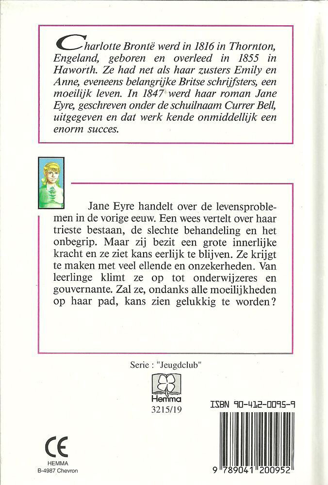 Jane Eyre / Jeugdclub / 3215/19 achterkant
