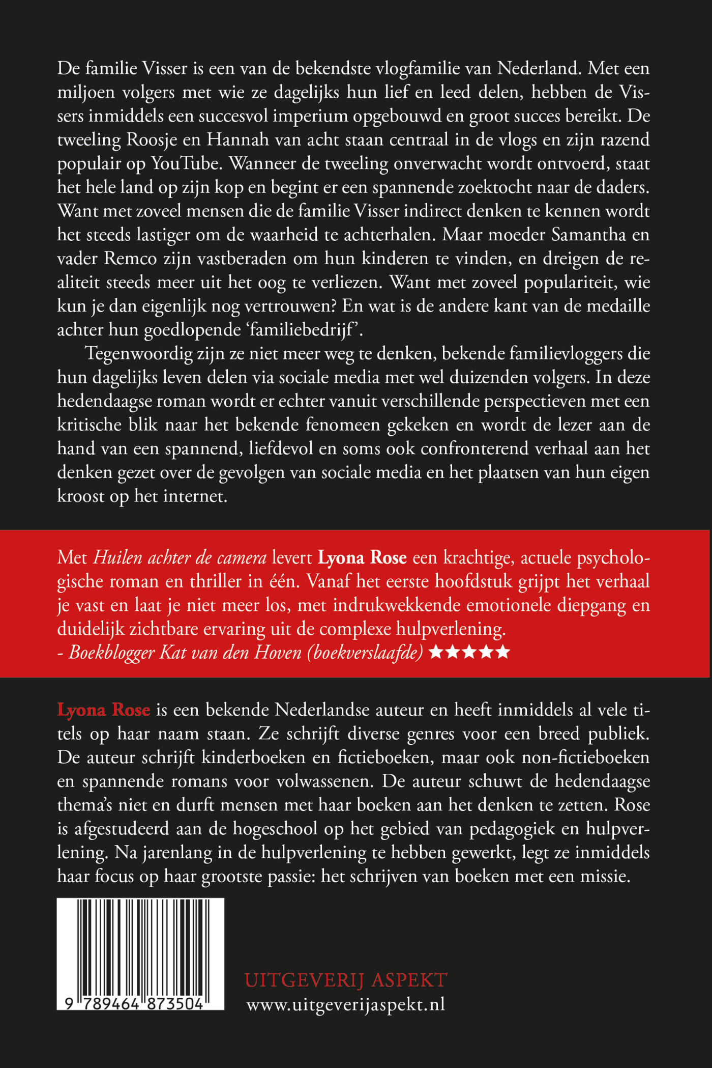 Huilen achter de camera achterkant