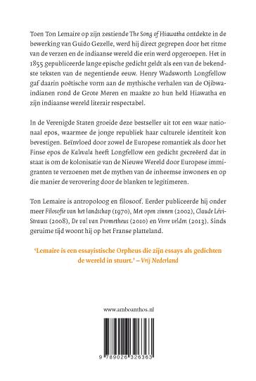 Het lied van Hiawatha Het lied van Hiawatha achterkant