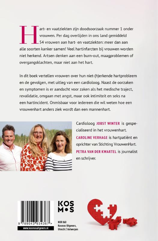 Ook vrouwen krijgen een hartinfarct achterkant