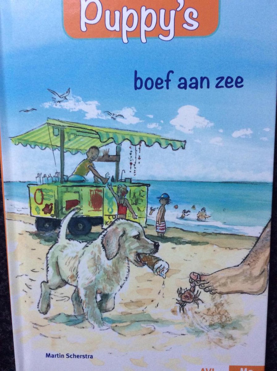 boekenbalie_9789492482433_cover Puppy's  boef aan zee  (AVI start)