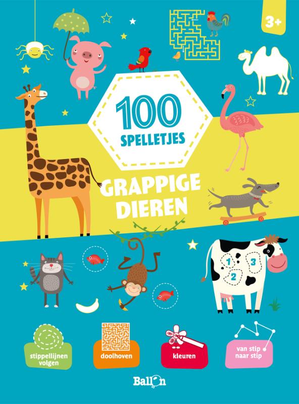 boekenbalie_9789403216133_cover Grappige Dieren / 100 spelletjes / 1
