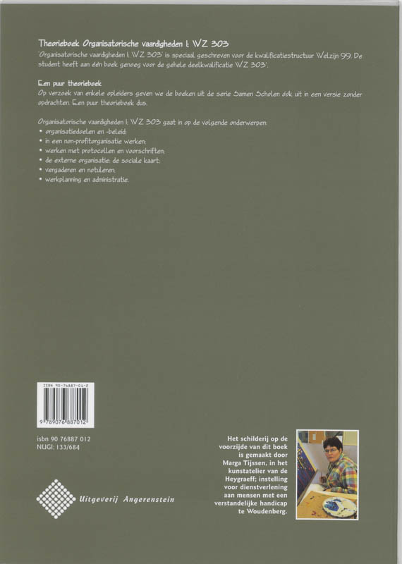 Organisatorische vaardigheden / I WZ 303 / Theorieboek / Samen scholen achterkant