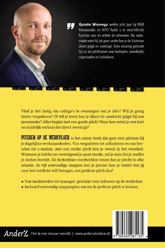 Pitchen op de werkvloer Pitchen op de werkvloer achterkant