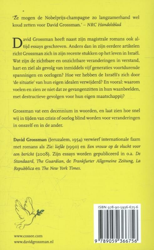 Leven en schrijven in tijden van oorlog achterkant