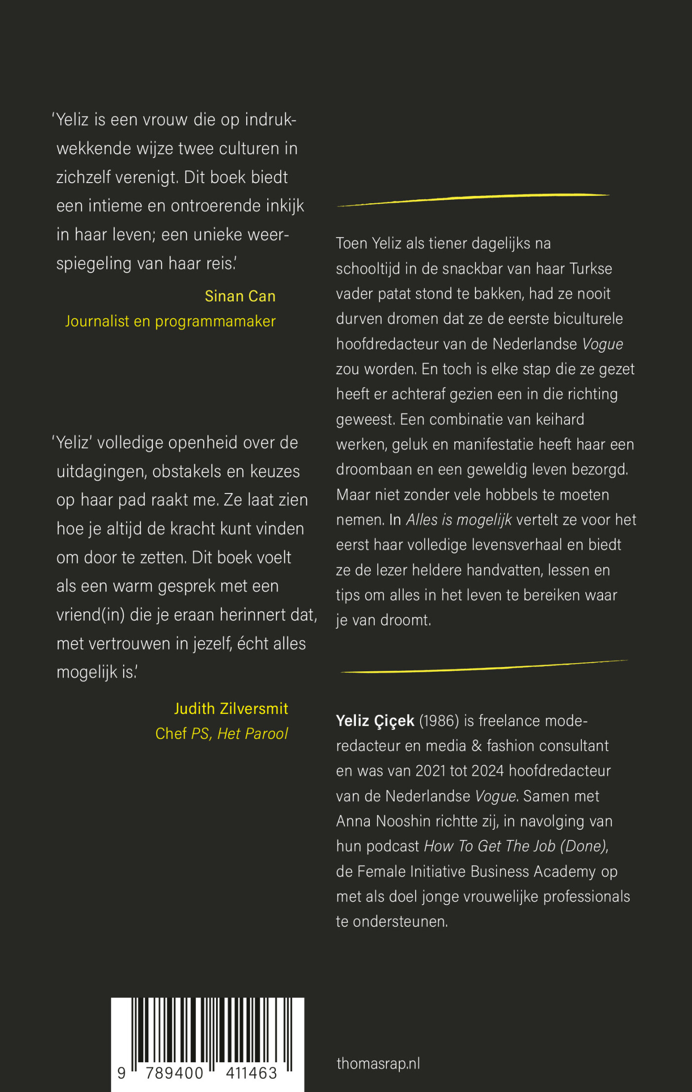Alles is mogelijk achterkant