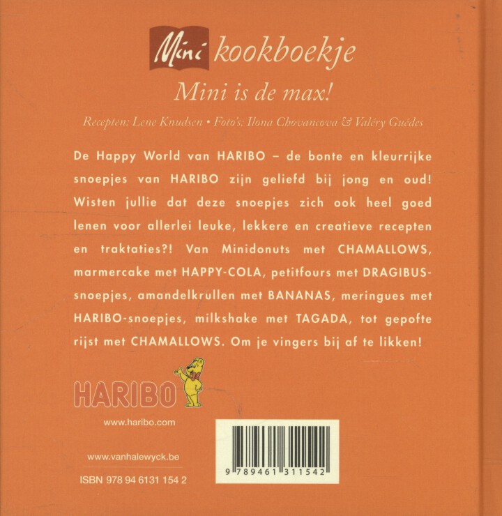 Haribo / Minikookboekje achterkant