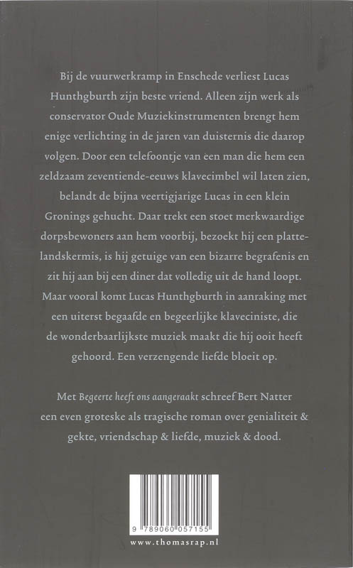 Begeerte heeft ons aangeraakt achterkant