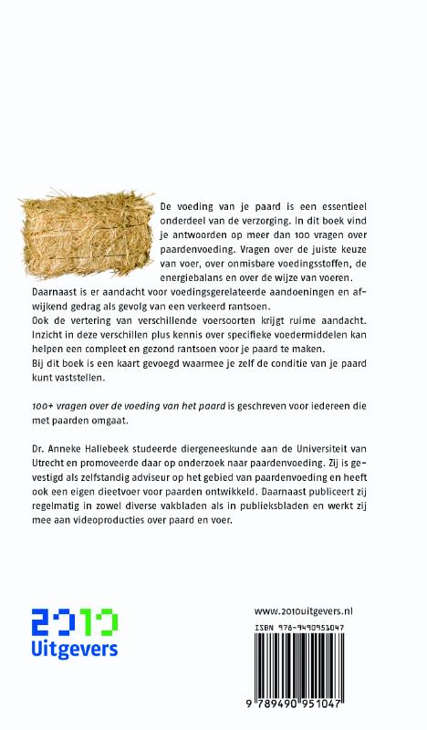 100+ vragen over de voeding van het paard achterkant