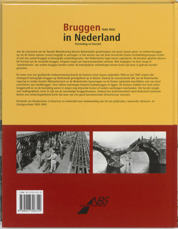 Bruggen in Nederland (1940-1950) achterkant