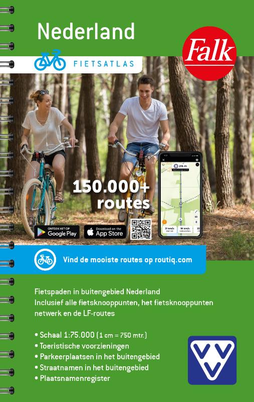 Fietsatlassen - Falk Fietsatlas Nederland 1:75.000