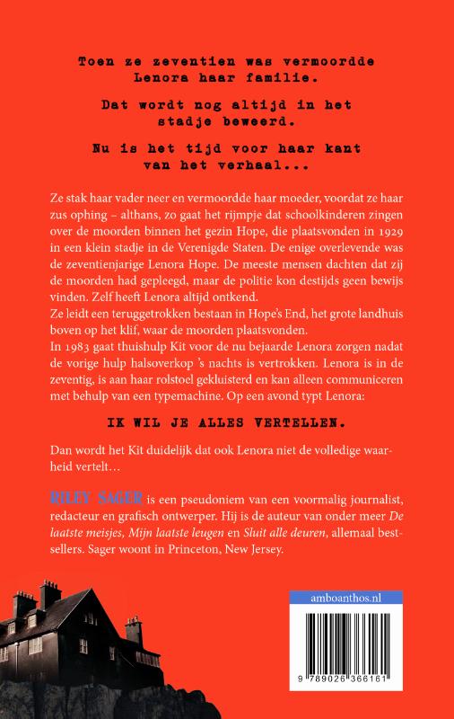 De enige die overbleef achterkant