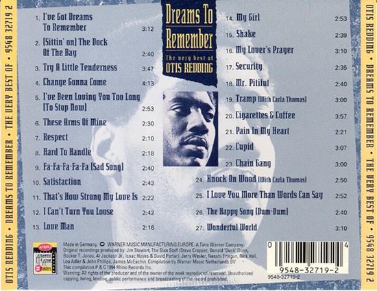 Otis Redding ‎– The Very Best Of Otis Redding