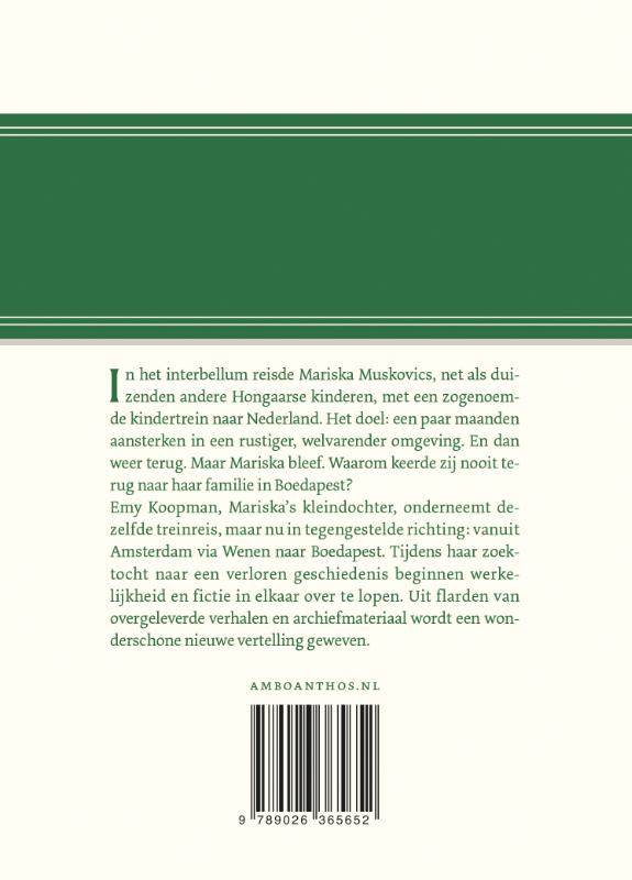 Kindertrein uit Boedapest / Spoorslag / 4 achterkant